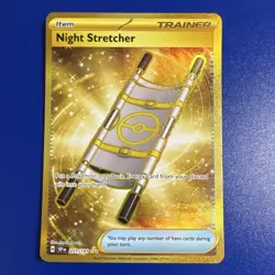 Pokemon Night Stretcher Trainer Full Art Holo Gold Rare 251/191 - Image 1