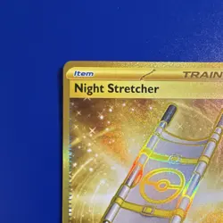 Pokemon Night Stretcher Trainer Full Art Holo Gold Rare 251/191 - Image 4