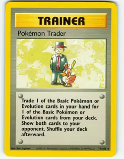 Pokemon Trader - 77/102 Base Set - Pokemon TCG - 1999 - Image 1