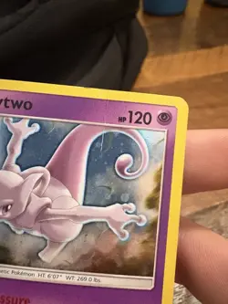 Pokemon Mewtwo SM77 Cosmos Holo Black Star Promo - Image 4