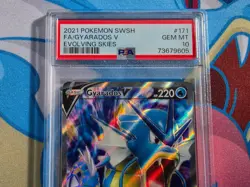Gyarados V- Full Art 2021 Pokemon Sword & Shield Evolving Skies #171 - PSA 10 💎 - Image 3