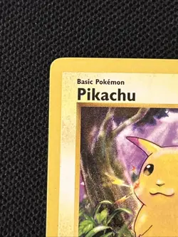Pokemon Pikachu (Red Cheeks) 058/102 (Shadowless) (Never Played) *Near Mint* - Image 3