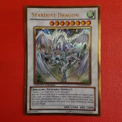 Yugioh Stardust Dragon GLD3-EN037 Limited Edition - Image 1