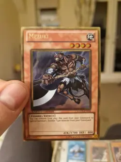 Yu-Gi-Oh! TCG Mezuki Gold Series 3 GLD3-EN018 Limited Gold Rare NM - Image 1