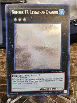 YGO Generation Force Number 17 Leviathan Dragon GENF-EN039 Ghost Rare NM R5M8 - Image 1