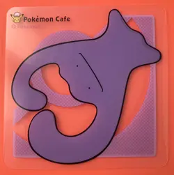 Ditto Pokemon Cafe Plastic Coaster Card 3.5 inch Limited Novelty Japanese - Image 1