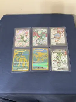 Full Art Pokemon Card Lot (Squawkabilly Ex, Noivern Ex, Eiscue Ex, Etc.) - Image 1