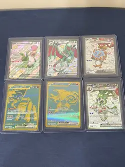 Full Art Pokemon Card Lot (Squawkabilly Ex, Noivern Ex, Eiscue Ex, Etc.) - Image 2