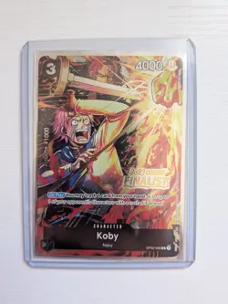 Koby (Online Regional Finalist 2023) OP02-098 One Piece Promo Foil Card - Image 1