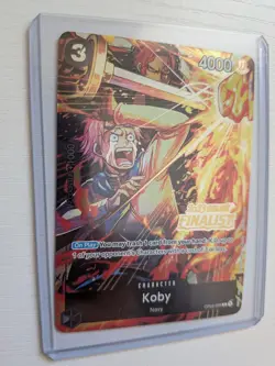 Koby (Online Regional Finalist 2023) OP02-098 One Piece Promo Foil Card - Image 2