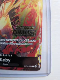 Koby (Online Regional Finalist 2023) OP02-098 One Piece Promo Foil Card - Image 3