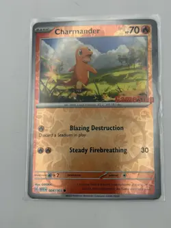 Charmander - (GameStop Exclusive) 004/165 Miscellaneous Cards & Products Reverse - Image 1