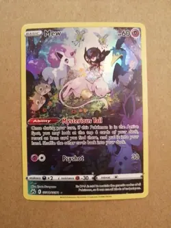 Mew - GG10/GG70 - Pokemon Crown Zenith Galarian Gallery Holo Card LP - Image 1
