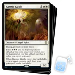 KARMIC GUIDE X4 Adventures In The Forgotten Realms: Commander Magic MTG CARD - Image 1