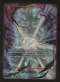 Dragon Ball card Son Goku SCR Super Parallel Rare Fusion World FB04-129 - Image 1