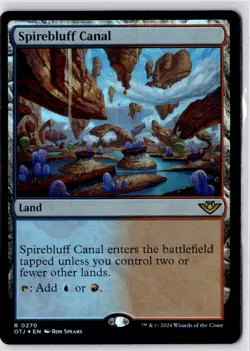 Spirebluff Canal Outlaws of Thunder Junction Foil NM R 0270 - Image 1