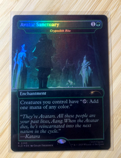 Avatar Sanctuary - Cryptolith Rite (Rainbow Foil) Secret Lair Drop Foil - Image 1