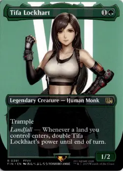 Tifa Lockhart (Borderless) R FINAL FANTASY 391 NM - Image 1