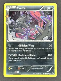 Yveltal RC16/RC32 Pokemon TCG Generations: Radiant Collection Holo - Image 1