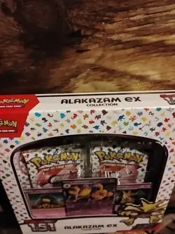 Alakazam Ex Collection Box Scarlet & Violet 151 Pokemon 2023 Factory Sealed - Image 2