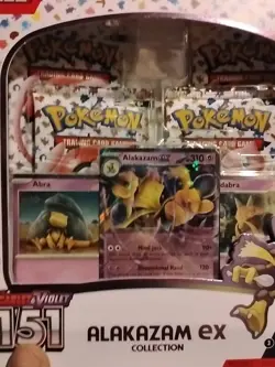 Alakazam Ex Collection Box Scarlet & Violet 151 Pokemon 2023 Factory Sealed - Image 4