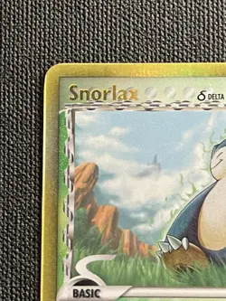 Pokemon TCG Snorlax Dragon Frontiers Reverse Holo Stamp 10/101 Delta Species - Image 3