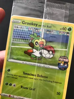Grookey On The Ball 003/005 Futsal Pokemon Card PROMO UK Exclusive NEW SEALED - Image 3