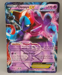 Deoxys EX Jumbo Pokemon Card 53/116 Reverse Holo NM - Image 1