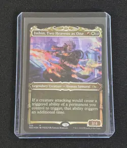 Isshin Two Heavens as One Showcase Foil Kamigawa Neon Dynasty Near Near Mint - Image 1