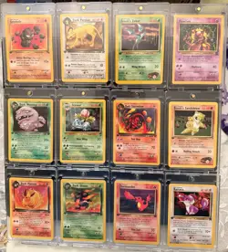 VINTAGE 1ST ED POKEMON CARD COLLECTION with MEWTWO PROMO & IVYSAUR (Base set 2) - Image 1
