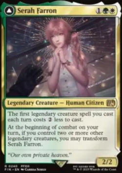 Serah Farron // Crystallized Serah Final Fantasy (FIN) 240 MTG Regular NM - Image 1