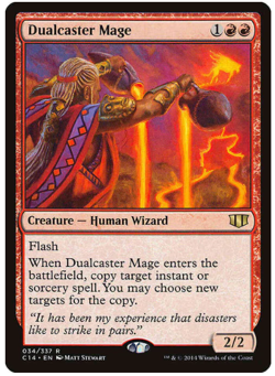 1x Dualcaster Mage Commander 2014 LP MTG - Image 1
