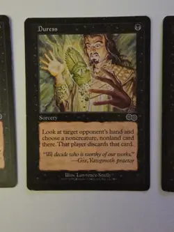 Magic The Gathering, Duress, Urza's Saga, Regular, LP - Image 4