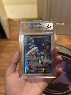 Team Aqua's Kyogre EX #6 BGS 8.5 Pokemon XY Double Crisis (Free Shipping AUS) - Image 1