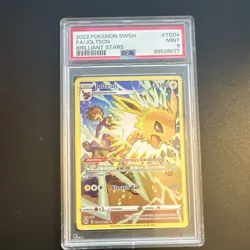 Pokemon Jolteon TG04/TG30 Brilliant Stars Trainer Gallery Full Art Holo PSA 9 - Image 1