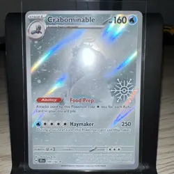 Pokemon TCG: Crabominable (149/142) Holiday Calendar 2025 Festive Stamp Promo - Image 1