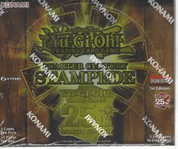 YUGIOH TCG QUARTER CENTURY STAMPEDE ENGLISH 1ST EDITION FACTORY SEAL BOOSTER BOX - Image 1