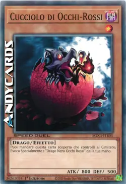CUCCIOLO DI OCCHI-ROSSI (SPEED DUEL) • Comune • SGX3 ITB05 • 1Ed • Yugioh! - Image 1
