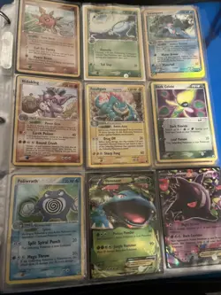 Pokemon Card Binder 75 EX 2003-2006+ 2008-2016 Holos & 50 Commons Vintage Lot HP - Image 1