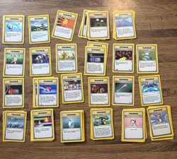 Pokemon Card Base Set Trainer Lot TCG Vintage Large Card Lot Of 73 WOTC - Image 1