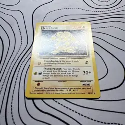 Pokemon TCG - Electabuzz 20/102 - Rare Unlimited Base Set Unlimited LP - Image 2