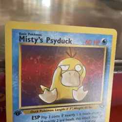 Pokemon TCG Misty's Psyduck 90/1321st Edition Gym Challenge Common WOTC Vintage - Image 4