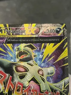 Pokemon TCG M Tyranitar EX 92/98 Ancient Origins Holo Full Art Ultra Rare DMG - Image 5