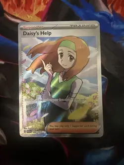 Pokemon Daisy's Help 195/165 SV: Scarlet & Violet 151 Ultra Rare Full Art Holo - Image 1