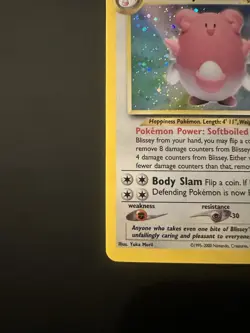 Pokemon TCG Blissey 02/64 Neo Revelation Holo: LP/MP. Free Shipping! - Image 4