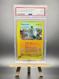 2003 POKEMON MAGNEMITE REVERSE REV HOLO #76 E-SERIES SKYRIDGE PSA 9 WOTC VINTAGE - Image 1
