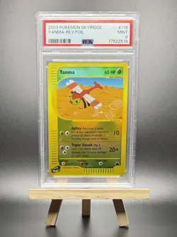 2003 POKEMON YANMA REVERSE REV HOLO FOIL #116 E-SERIES SKYRIDGE PSA 9 WOTC - Image 1