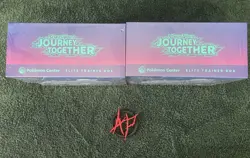 Pokemon S&V Journey Together POKEMON CENTER EXCLUSIVE ETB Lot of 2 Sealed Boxes - Image 2