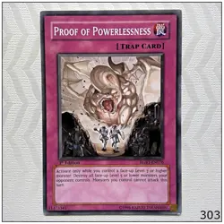 Proof of Powerlessness - RGBT-EN076 - Common 1st Edition Yugioh - Image 1