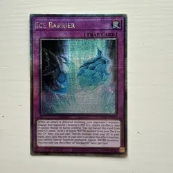 Ice Barrier RA01-EN071 Quarter Century Secret Rare YuGiOh! NM - Image 1